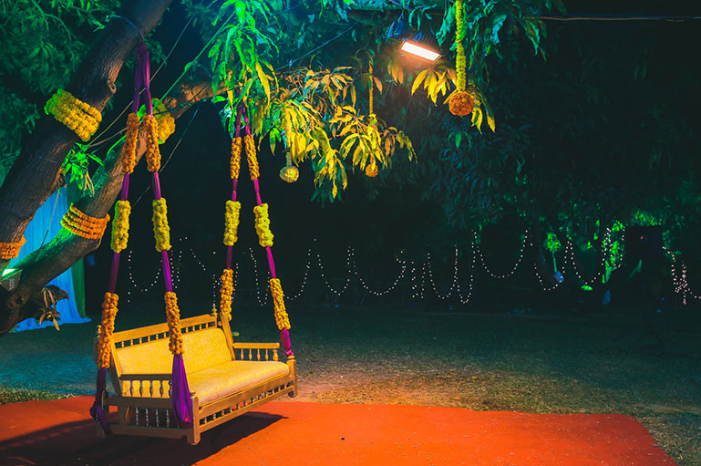 Jhoola (Swings) Decor Ideas to Electrify Your Mehndi Celebration 