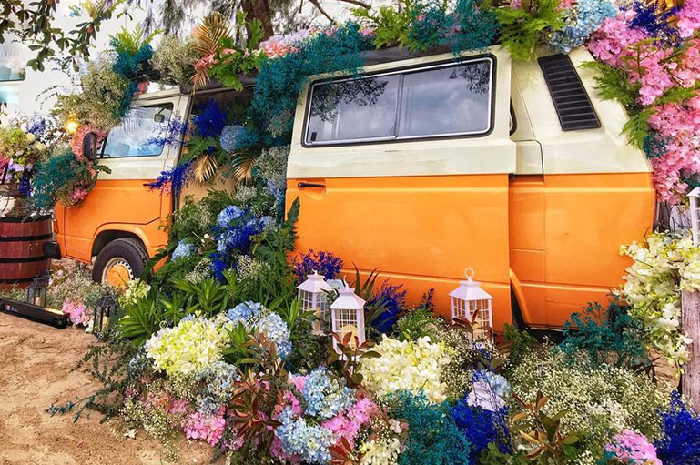 We spotted idiosyncratic & quirky decor ideas for 2020 wedding fever