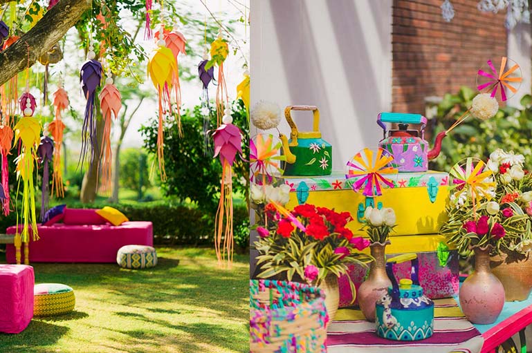 Quick & Easy-to-do Décor Ideas for your Mehndi & Nuptials