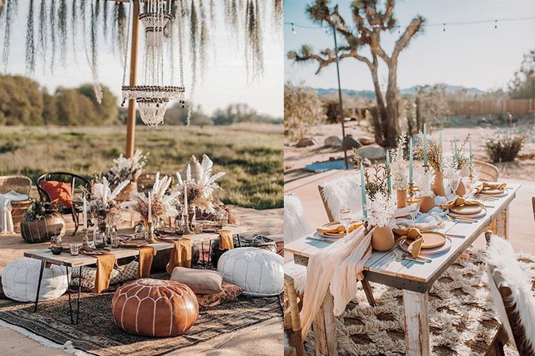 Go with the new & unique desert theme for a Scintillating Wedding Decor!
