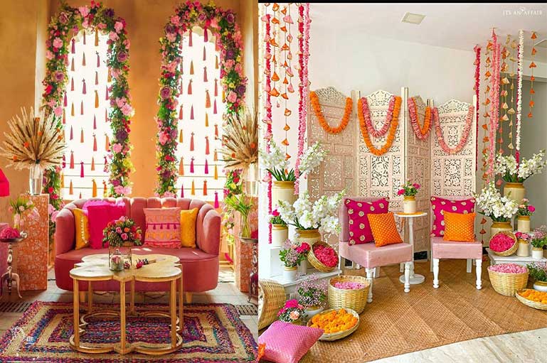 20 Trendy Yet Chic Home Mehndi Décor Ideas For 2022 Summer Weddings!