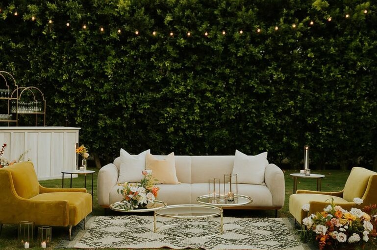 Couch Potato Heaven: Lounge Area Decor So Amazing, Guests May Avoid the Dance Floor